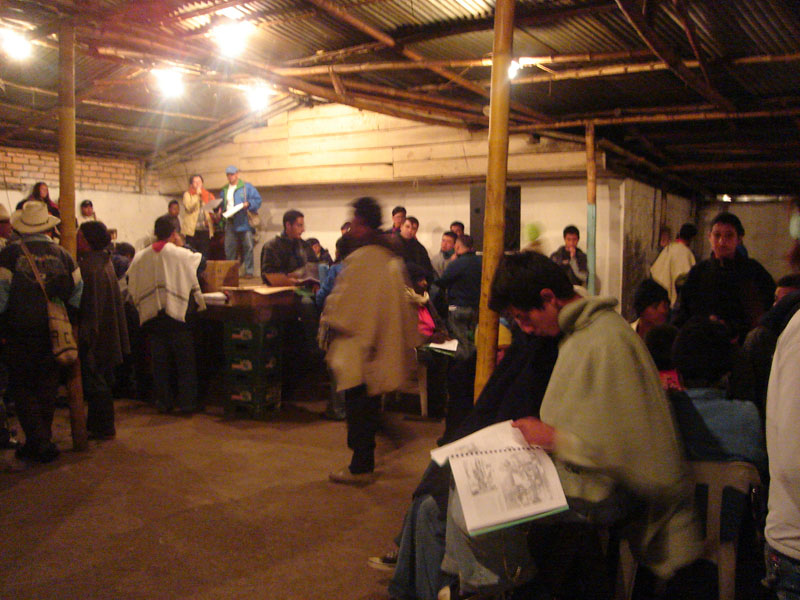 Profesores, padres de familia y estudiantes, Valencia - Cauca